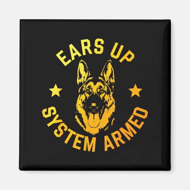 German Shepherd Art For Men Women German Shepherd  Magnet (Front)