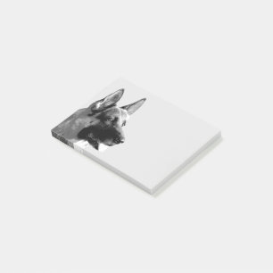 German Shepherd Art Post-it Notes