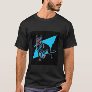 German Shepherd as a cartoon design 1 T-Shirt