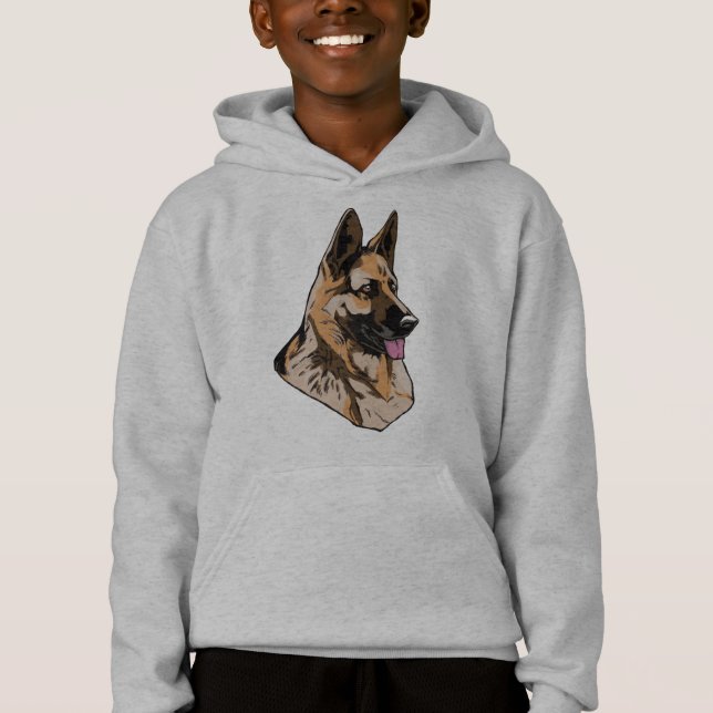German Shepherd Awesome Guard Dog (Front)