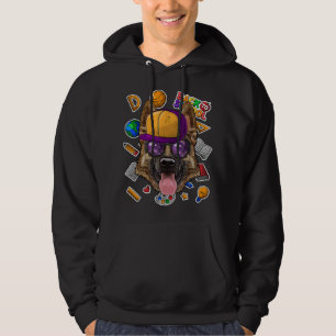 German Shepherd Back To School First Day Of School Hoodie