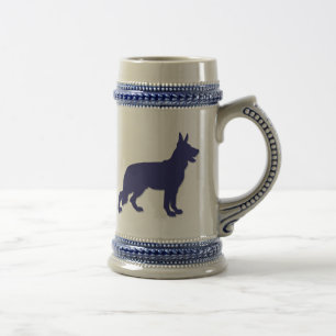 German Shepherd Beer Stein