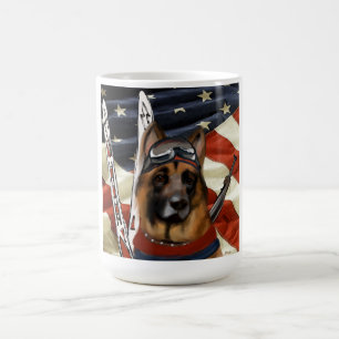 GERMAN SHEPHERD BIATHLON COFFEE MUG