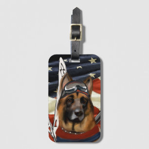 GERMAN SHEPHERD BIATHLON  LUGGAGE TAG