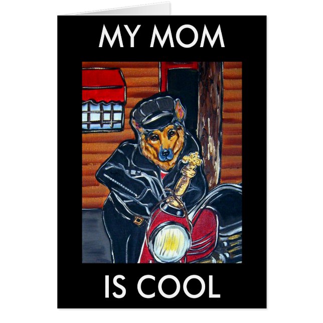 German Shepherd Biker (Front)