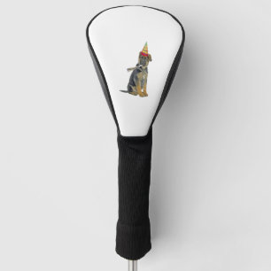 German Shepherd Birthday Golf Head Cover