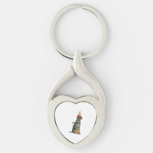 German Shepherd Birthday  Key Ring