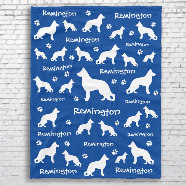 German Shepherd Blanket | Loyal & Loving Gift (German Shepherd Dog Blanket - GSD Mom gift )