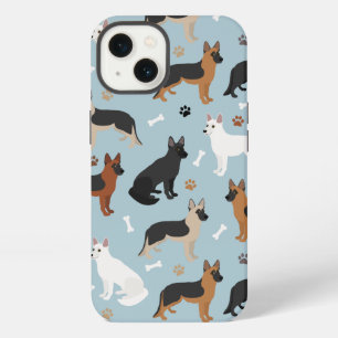 German Shepherd Bones and Paws Case-Mate iPhone Ca 13 Case