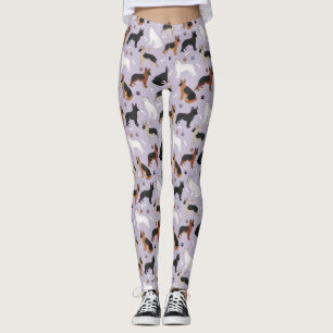 German Shepherd Bones and Paws Leggings