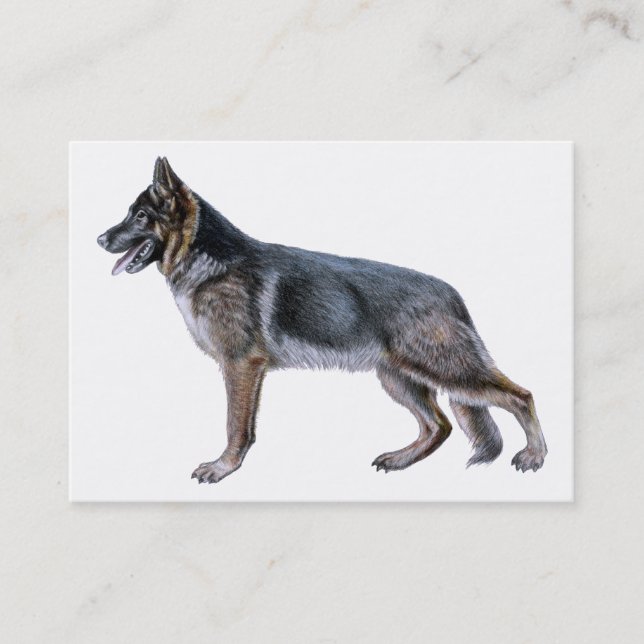 German Shepherd business Card (Front)