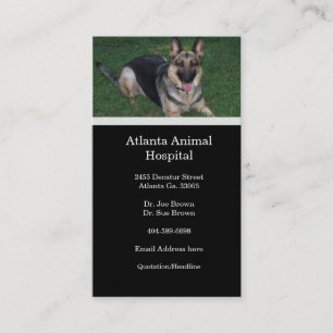 German Shepherd Business Card