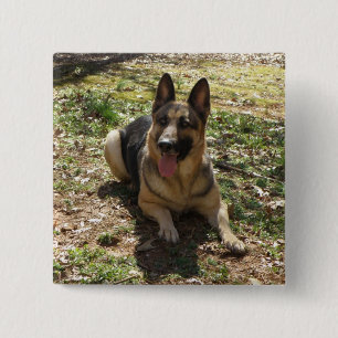 German Shepherd Button