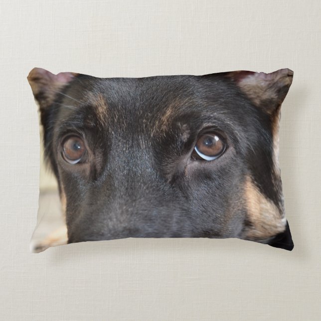 German Shepherd by Shirley Taylor Decorative Cushion (Front)
