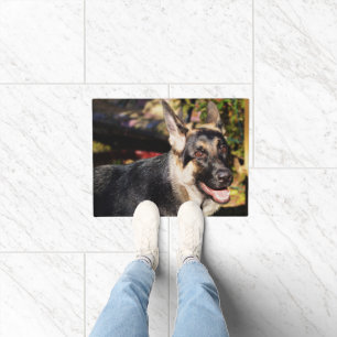 German Shepherd by Shirley Taylor Doormat