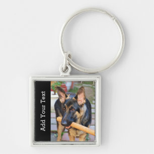 German Shepherd by Shirley Taylor Key Ring