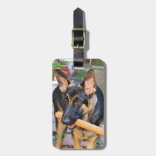 German Shepherd by Shirley Taylor Luggage Tag