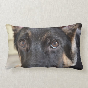 German Shepherd by Shirley Taylor Lumbar Cushion