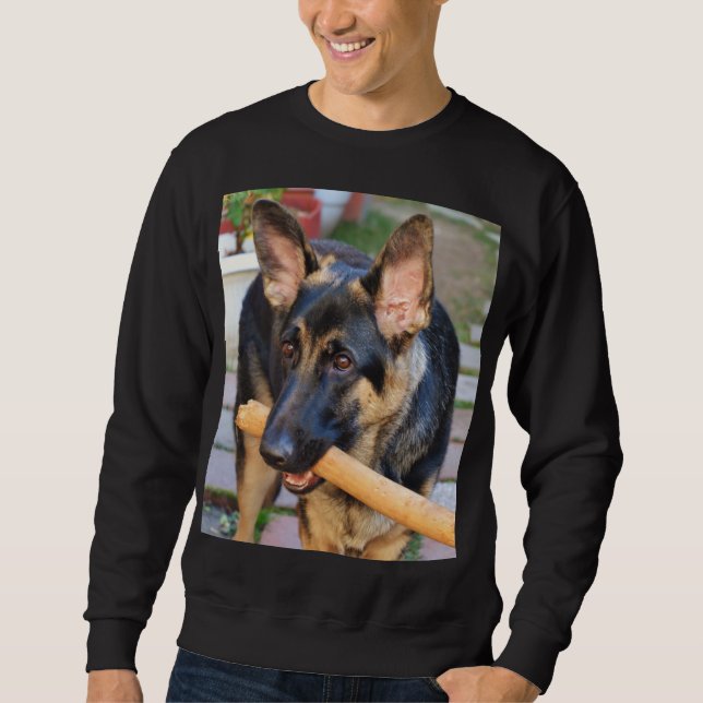 German Shepherd by Shirley Taylor Sweatshirt (Front)