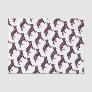 German-Shepherd-Cancer-Ribbon-Black Tissue Paper