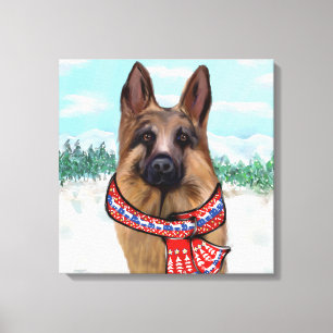 GERMAN SHEPHERD CANVAS PRINT