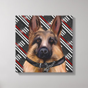 German Shepherd Canvas Print