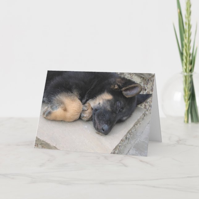 German Shepherd Card (Front)