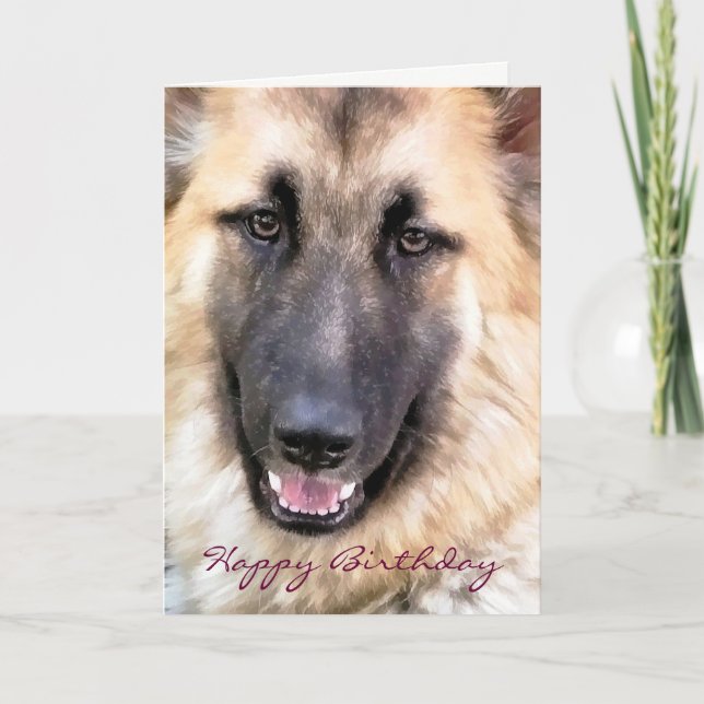GERMAN SHEPHERD CARD (Front)