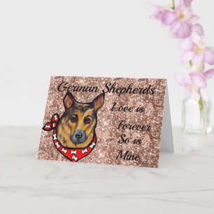 German Shepherd Card