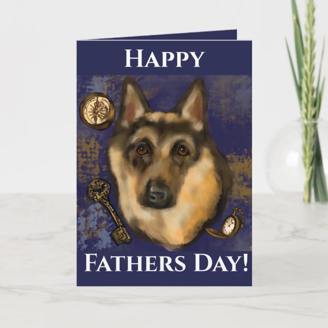 German Shepherd Card (Front)