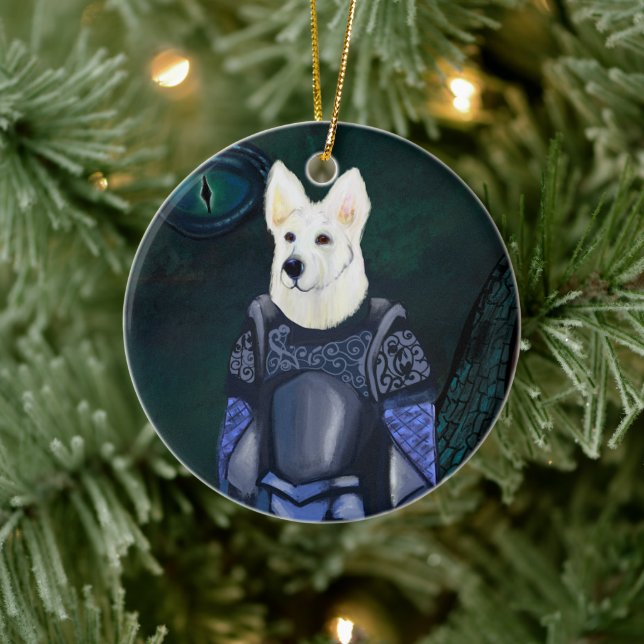 German Shepherd       Ceramic Tree Decoration (Tree)
