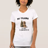 German Shepherd & Christmas, Funny Dog Design for 