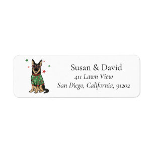 German Shepherd Christmas Pet Dog