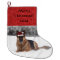 German Shepherd Christmas Stocking
