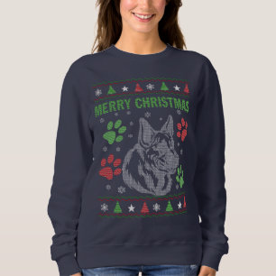 German Shepherd Christmas Sweatshirt