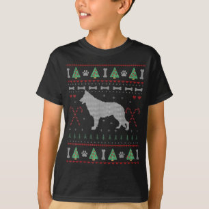 German Shepherd Christmas Ugly Sweater Funny Dog L