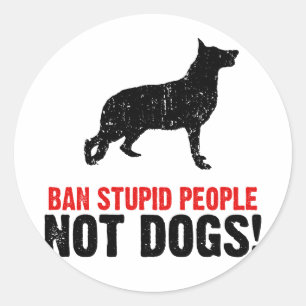 German Shepherd Classic Round Sticker