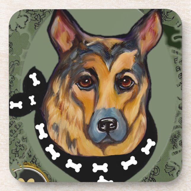 GERMAN SHEPHERD COASTER (Front)