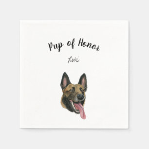 German Shepherd Cocktail Napkins