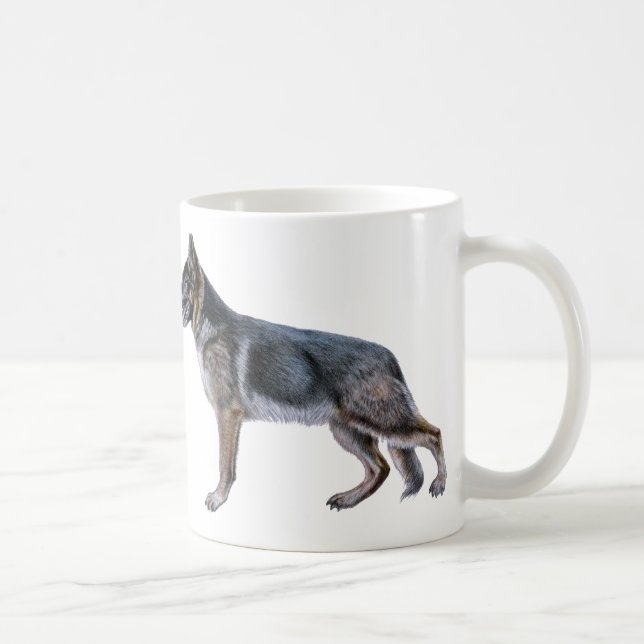 German Shepherd coffee Mug (Right)