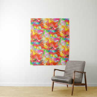 German Shepherd Colourful Tapestry