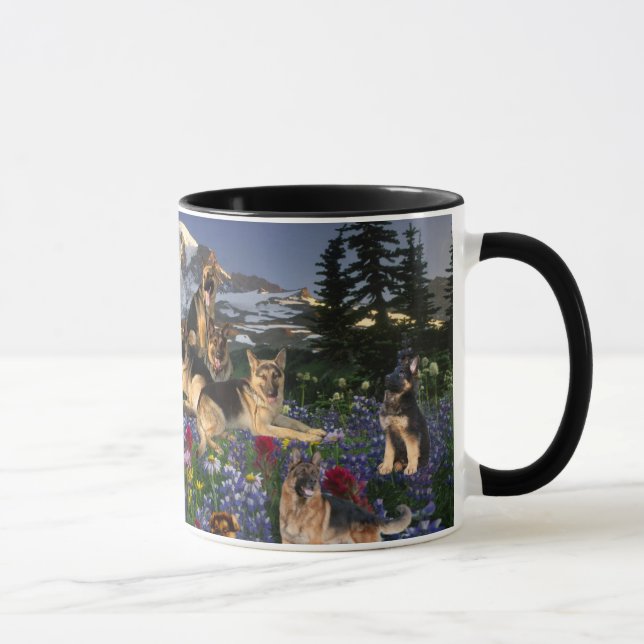 German Shepherd Country Mug (Right)