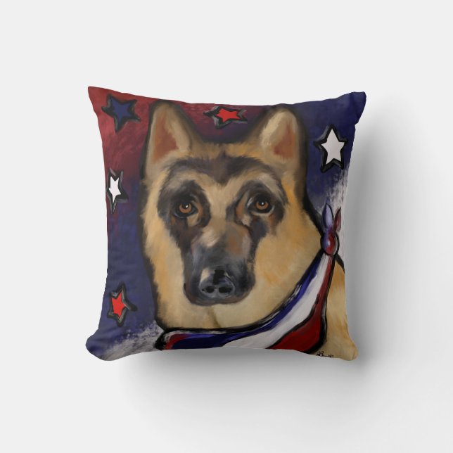 GERMAN SHEPHERD          CUSHION (Front)