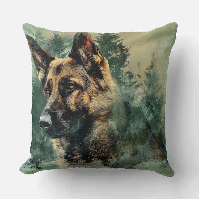 German Shepherd Cushion (Front)