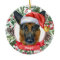German Shepherd Custom Dog Christmas Ornament