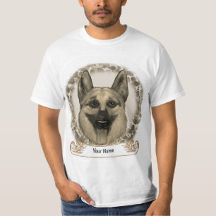 German Shepherd  custom name  T-Shirt