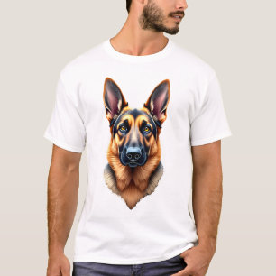 German Shepherd Cute Puppy Dog (1) T-Shirt