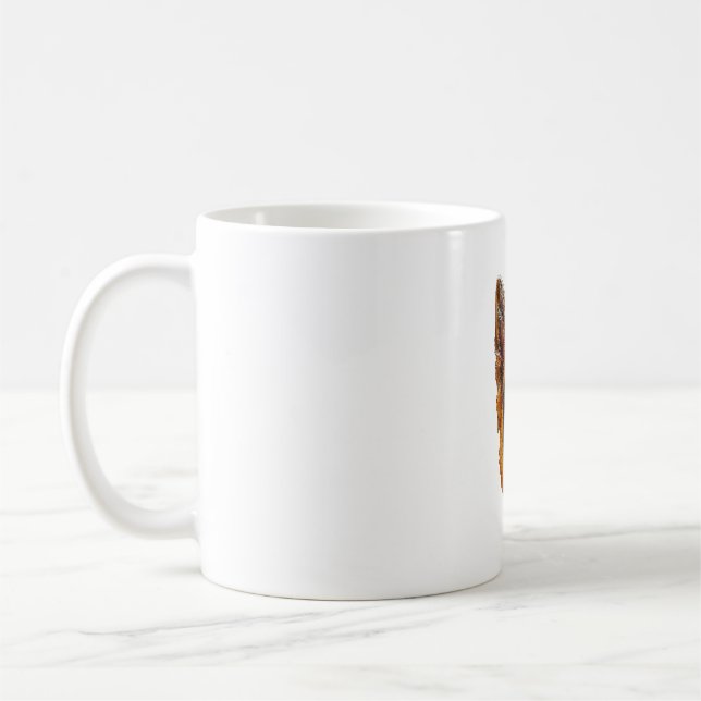 German Shepherd Cute Puppy Dog   Coffee Mug (Left)