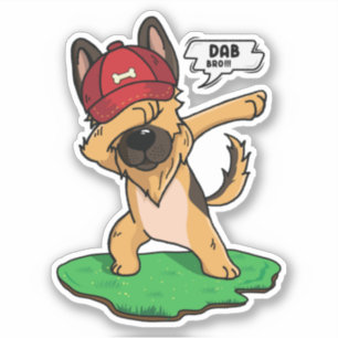 German Shepherd Dabbing