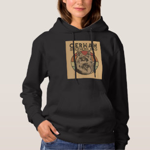German Shepherd Dad Dog Animal Retro Classic Hoodie